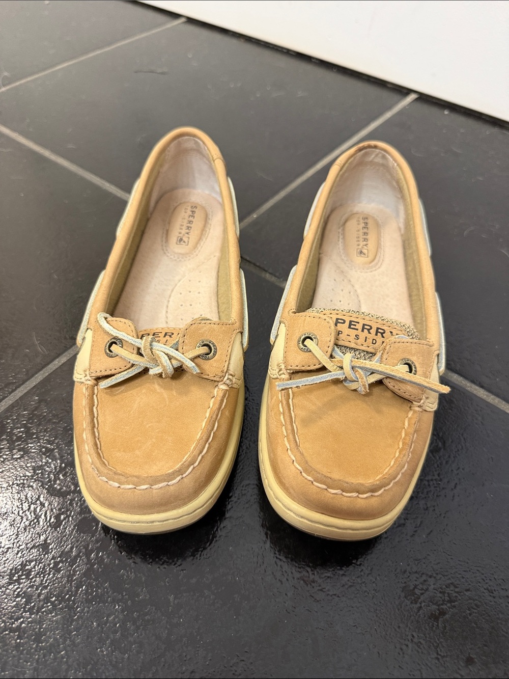 Sperry Women's Light Tan Moccasin Boat Loafers